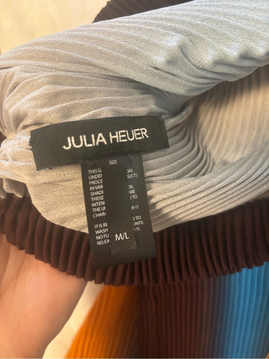 Julia Heuer Jack Rain Pleated Wide-Leg Pants — image 5 of 6
